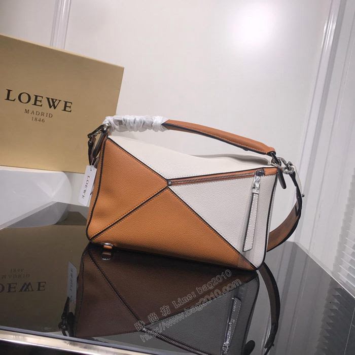 LOEWE女包 0153 專櫃同步 荔枝紋牛皮 羅意威單肩包 女手提包 明星同款  sl2025
